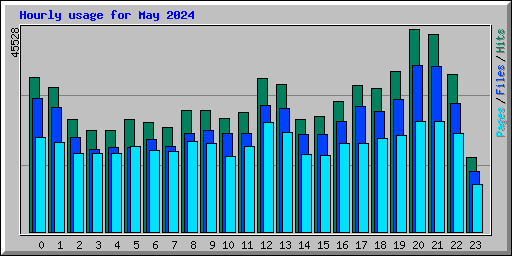 Hourly usage for May 2024