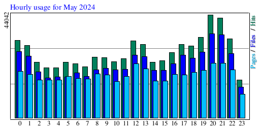 Hourly usage for May 2024